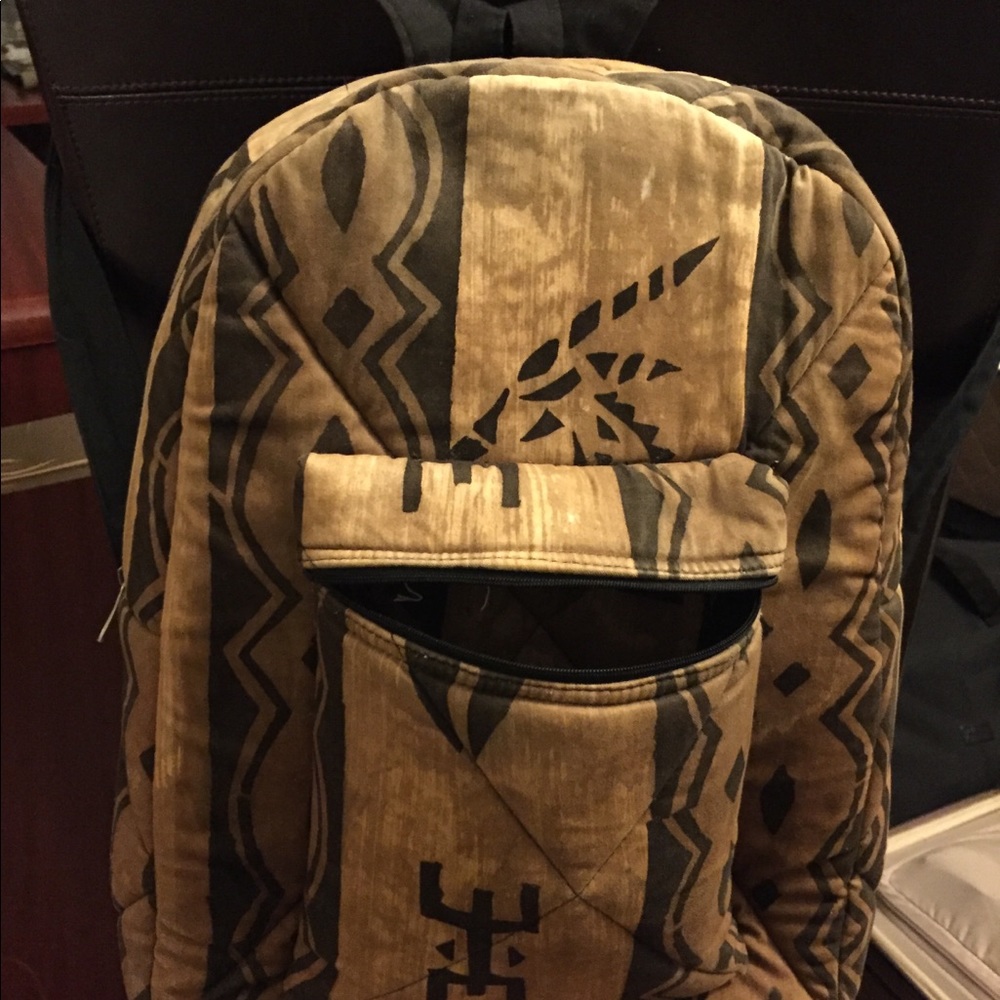 west african mud cloth backpack 🤩